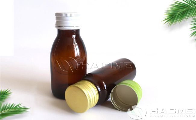 glass bottle aluminum ropp cap