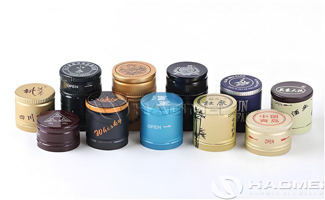 Customized Aluminium ROPP Cap 30x35mm