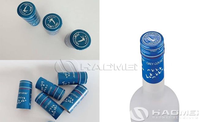 Aluminum ROPP Vodka Bottle Caps