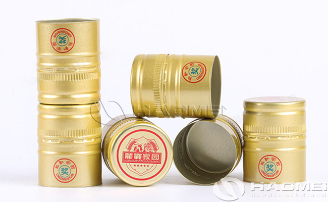 Sparkle Coating Roll Stamping Tamper Evident Caps