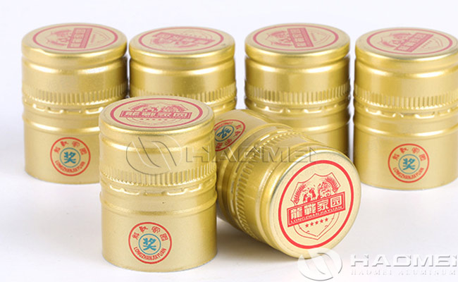 Sparkle Coating Roll Stamping Tamper Evident Caps